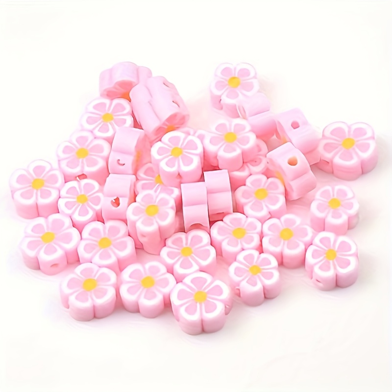 80pcs 10mm pink plum blossom s – Jewelry Making In Clay recenzja i cena