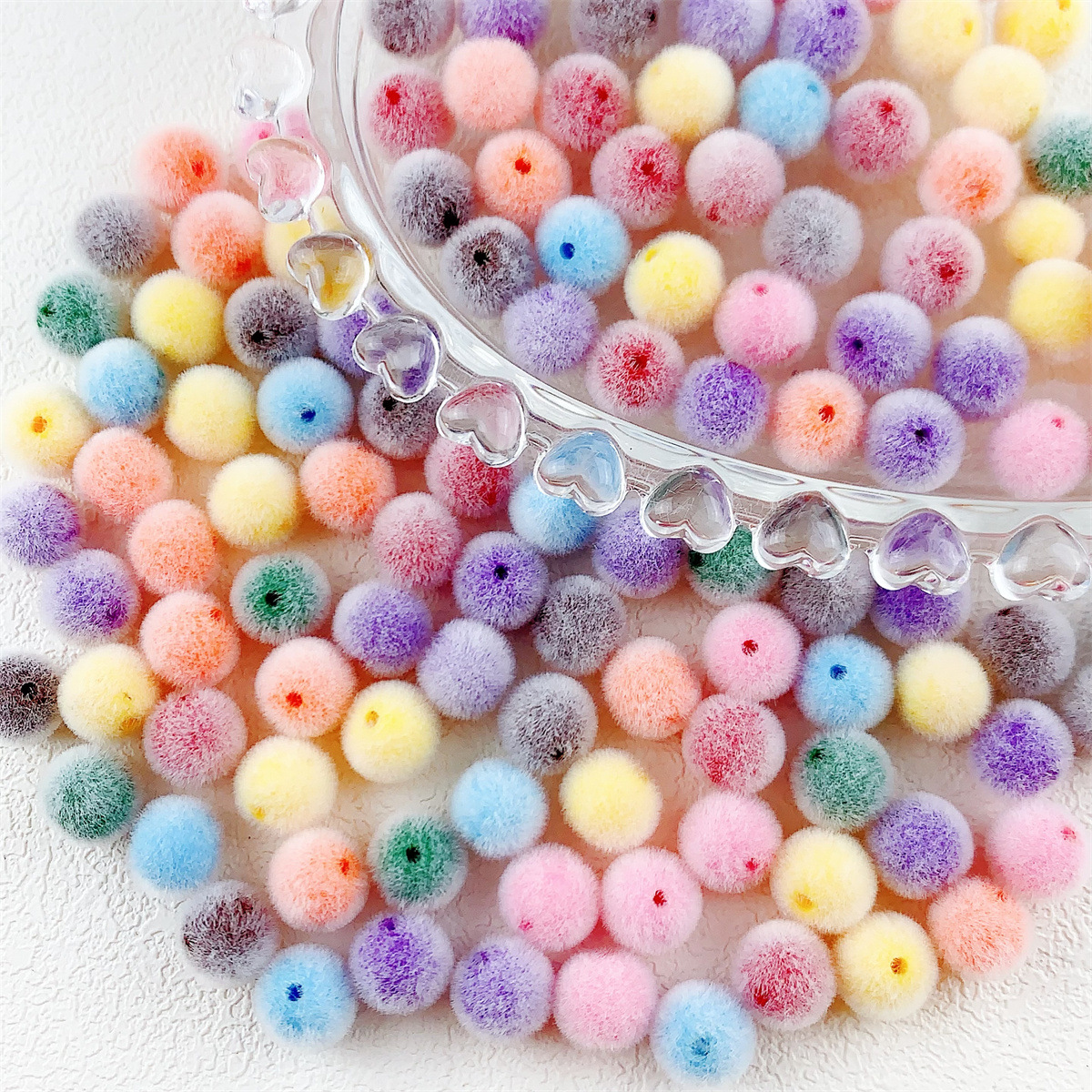 20Pcs 8mm Colorful Acrylic Flo – Bead Mat Velvet recenzja i cena