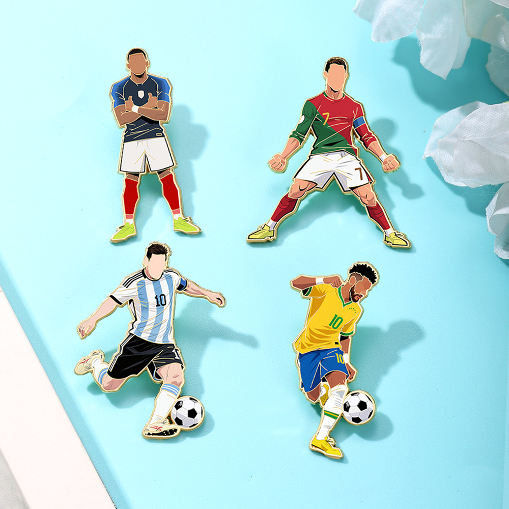 4pcs Football Pin Set Cool Sta – Jewelry Making Kit Professional recenzja i cena