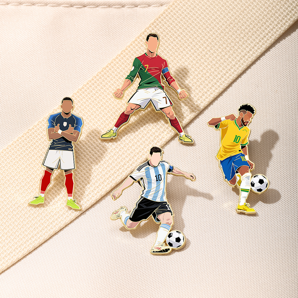 4pcs Football Pin Set Cool Sta – Jewelry Making Kit Professional recenzja i cena