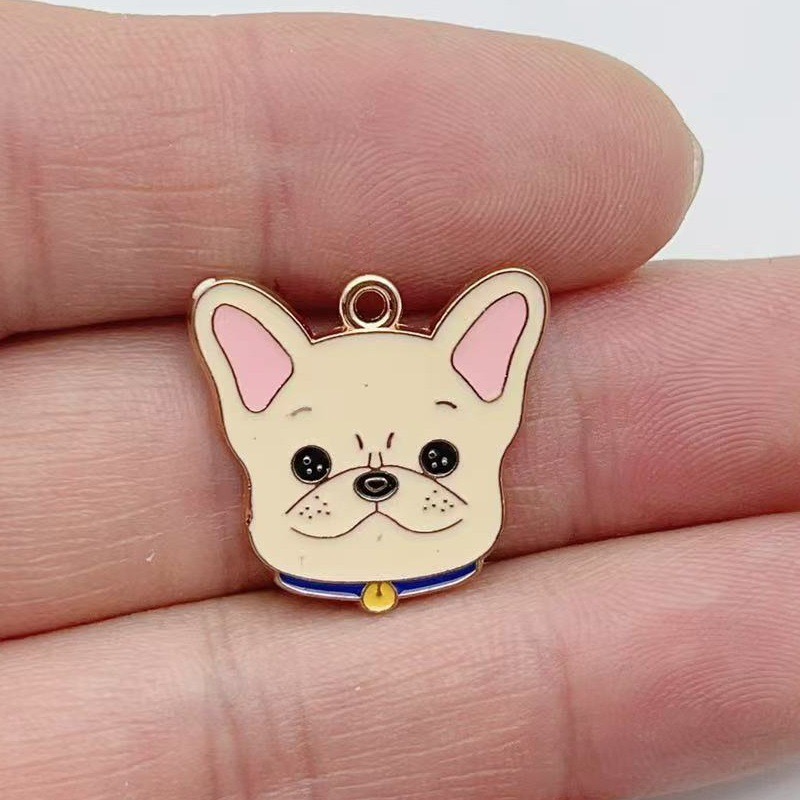 12pcs cartoon pet spotted dog  – Jewelry Making Jewelry recenzja i cena