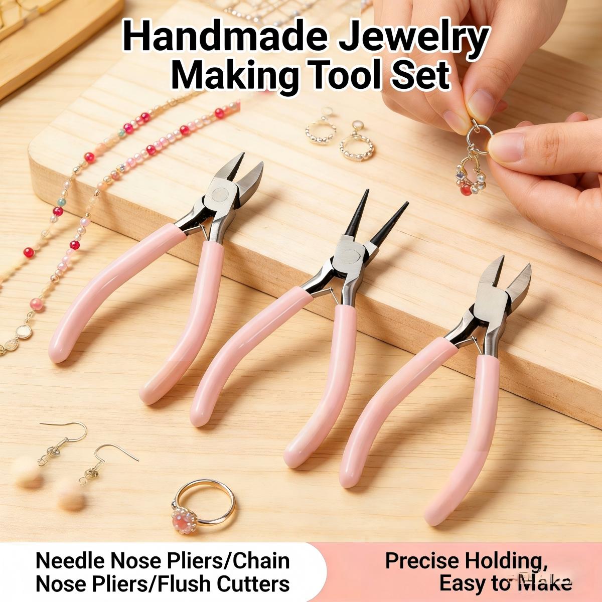 3Pcs Jewelry Pliers Set - Prec – Jewelry Making Pliers Set recenzja i cena