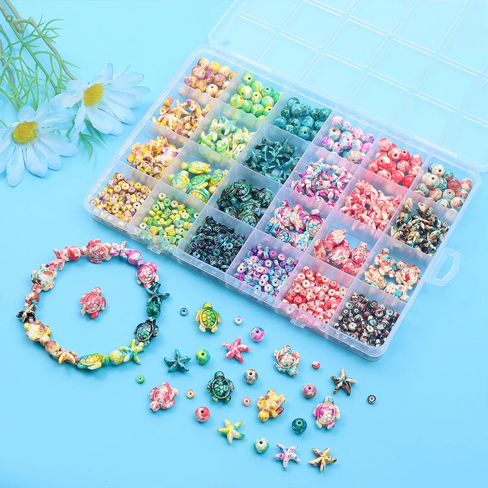 6/46/558pcs Multi-color Turquo – Jewelry Making Kit Professional recenzja i cena