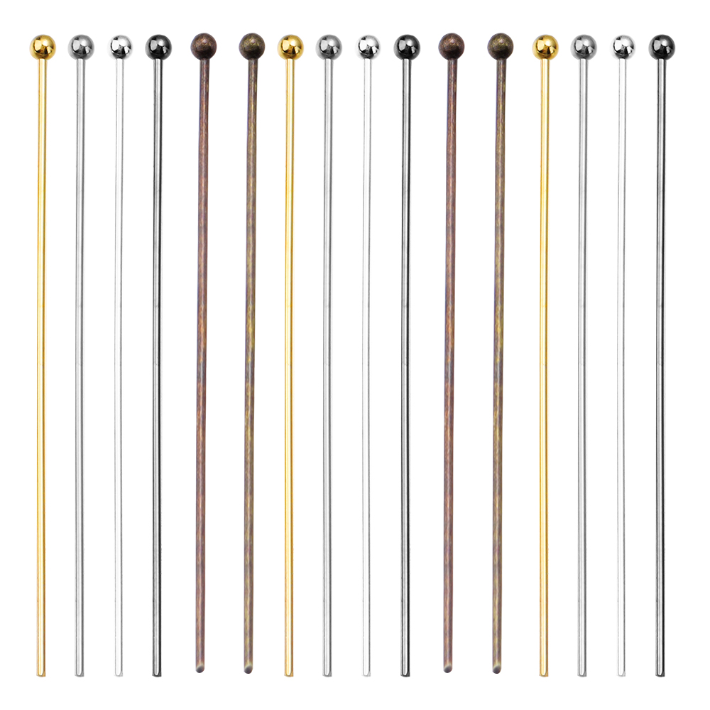 100/200pcs Copper Ball Head Pi – Jewelry Making Head Pins recenzja i cena