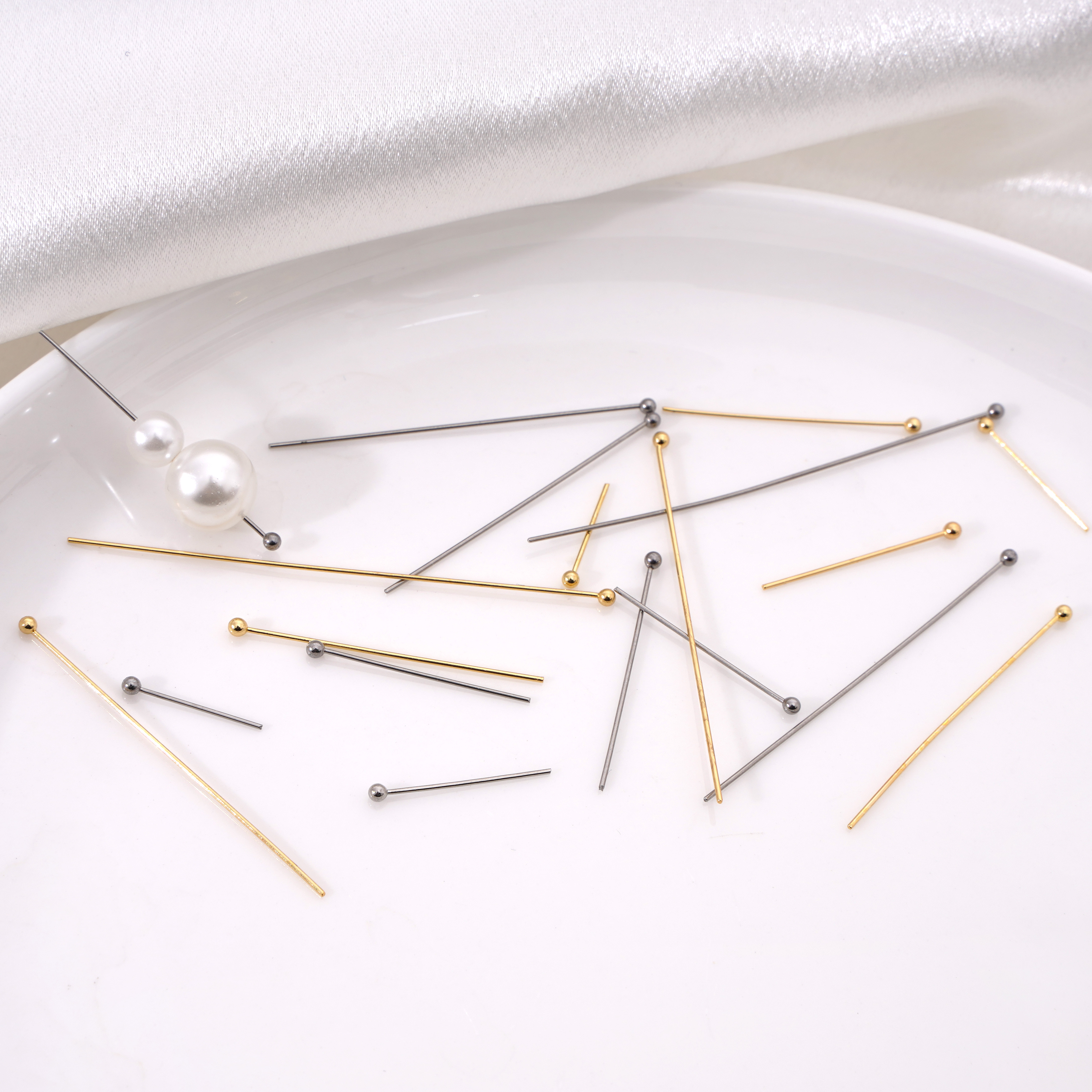 50-100pcs Stainless Steel Rhod – Jewelry Making Head Pins recenzja i cena