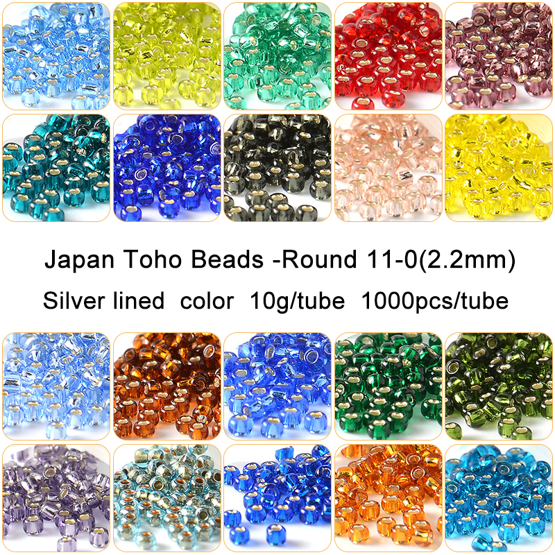 1000pcs 11/0 TOHO Round Beads  – Jewelry Making Japan recenzja i cena