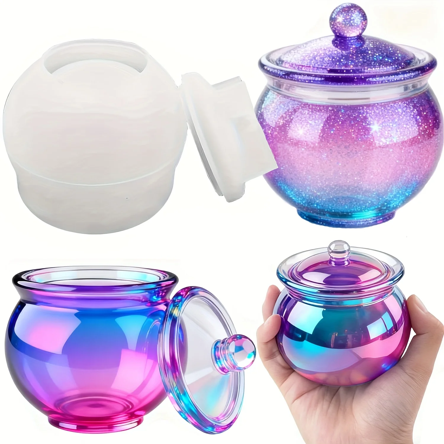 1 set of round resin can molds – Resin Mold Jewelry recenzja i cena