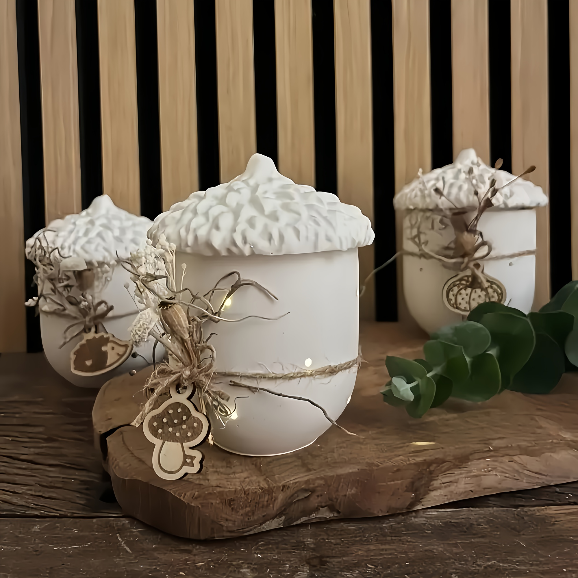 1pc Acorn and Pinecone Jar Sil – Jewelry Making In Clay recenzja i cena