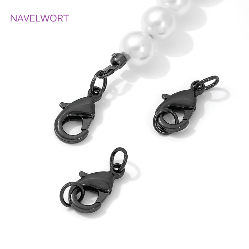 Black Color Brass Lobster Clas – Jewelry Making Supplies recenzja i cena