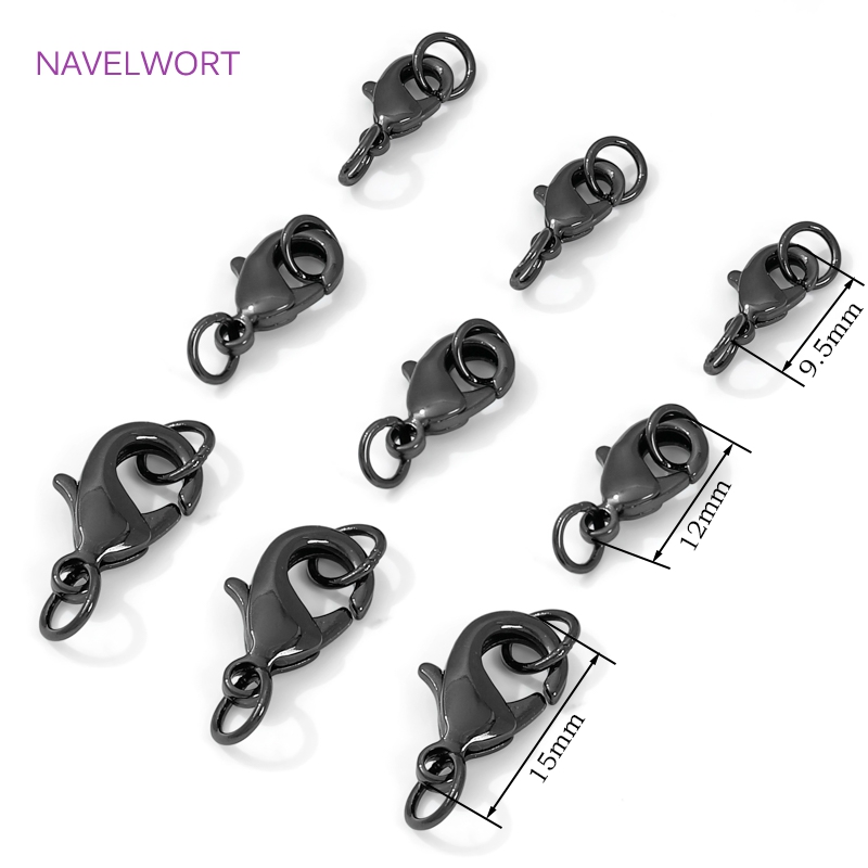 Black Color Brass Lobster Clas – Jewelry Making Supplies recenzja i cena