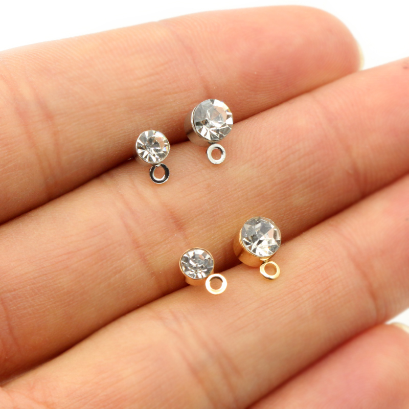 50pcs Stud Earrings Pins with  – Jewelry Making Kit recenzja i cena