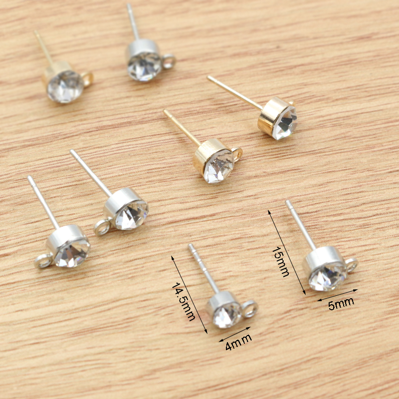 50pcs Stud Earrings Pins with  – Jewelry Making Kit recenzja i cena