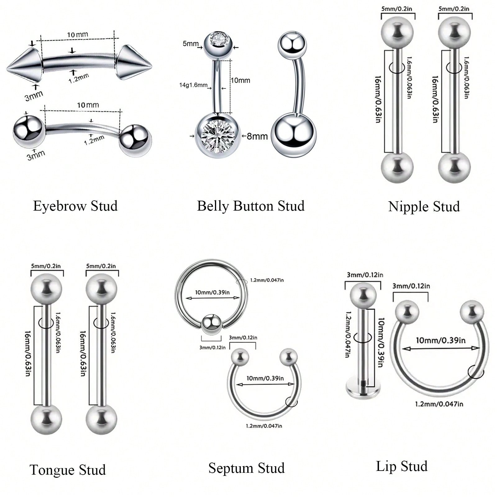 4pcs/Sets Professional Body Pi – Jewelry Making Kit Professional recenzja i cena