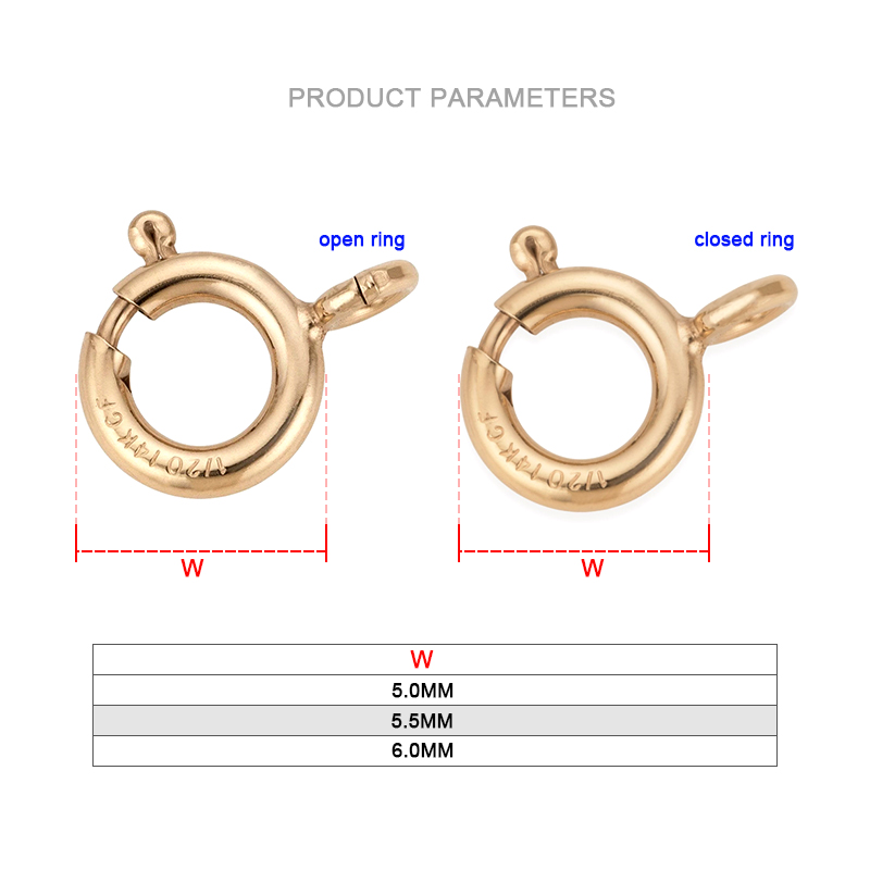 14K Gold Filled Spring Ring Cl – Jewelry Making Rings recenzja i cena