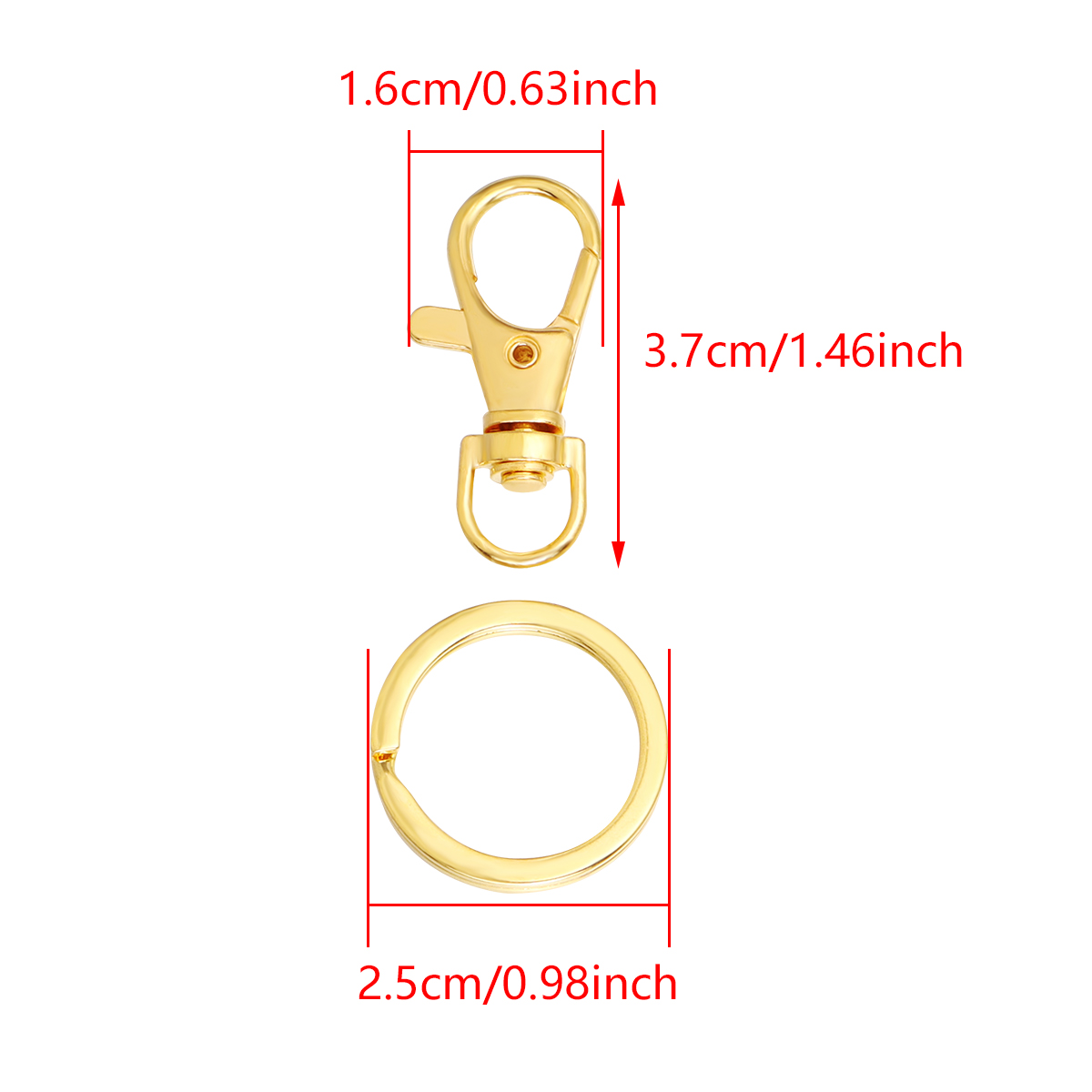 10Sets Alloy Swivel Lobster Cl – Jewelry Making Rings recenzja i cena