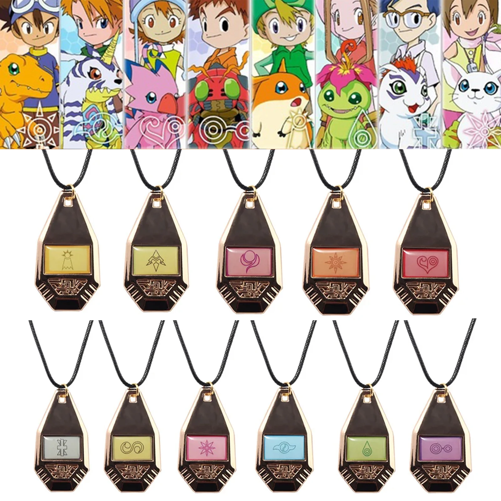 Anime Digimon Adventure Neckla – Jewelry Making Jewelry recenzja i cena