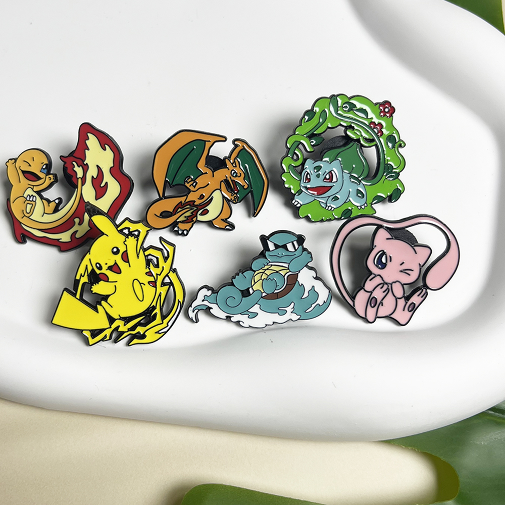 6pcs Anime Pins Set Pokemon En – Jewelry Making Kit recenzja i cena