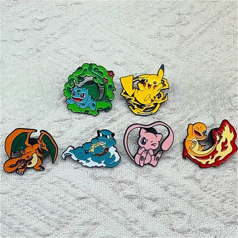 6pcs Anime Pins Set Pokemon En – Jewelry Making Kit recenzja i cena